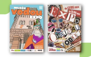Affiches pour l'exposition du musée Vodou