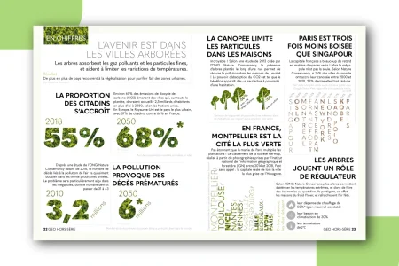 Affiche A3 villes arborées